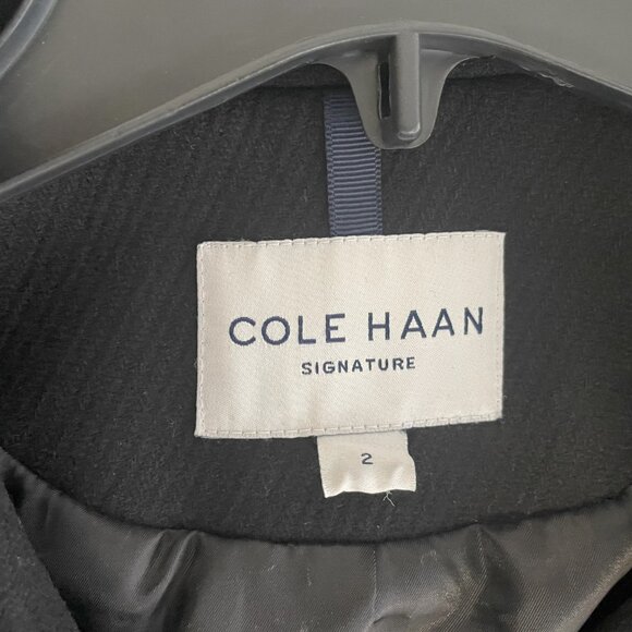 Womens Cole Haan Signature Wool Coat Size 2 - Picture 4 of 6
